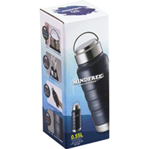 Kakusee Mug Bottle, Navy, 550ml, MF-05N