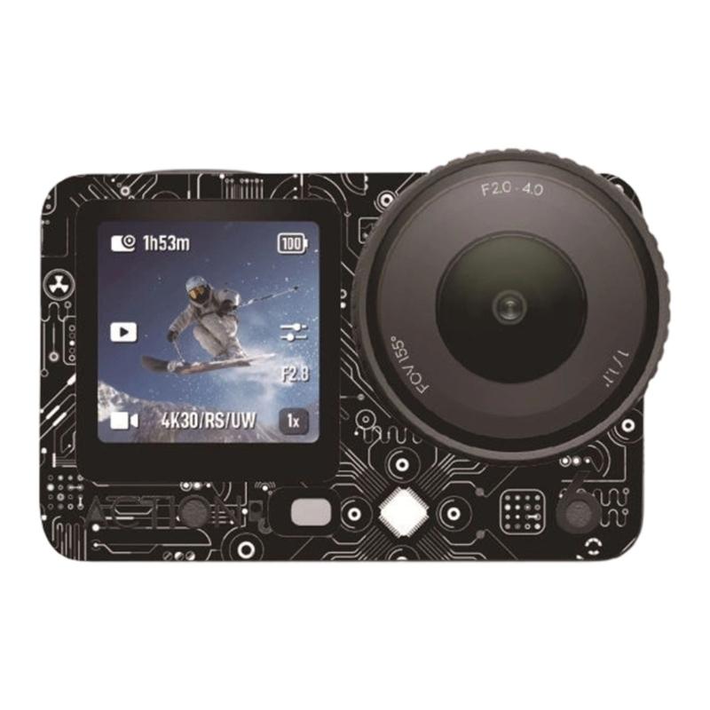 Protective Skin for Action 6 Camera Scratch Resistant Easy To Install Without Tools Creative Design Camera Sticker