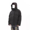 Men's Trendy Hooded Winter Coat - Thick Cotton Puffer with European & American Streetwear Design