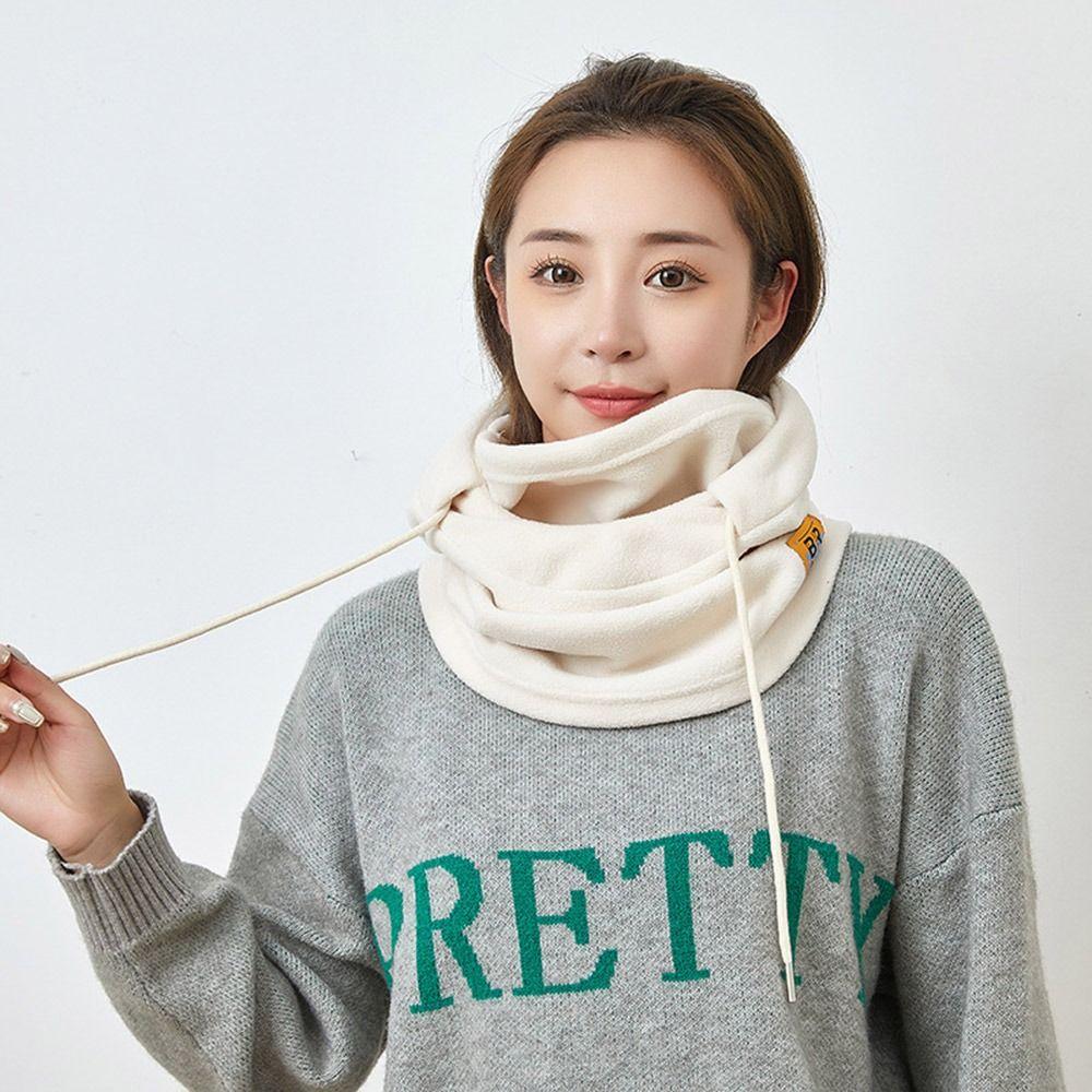 Winddichte Gehörschutzmütze, verdickte Kapuzen-Gesichtsmaske, modische Mütze, Schal-Set, Unisex