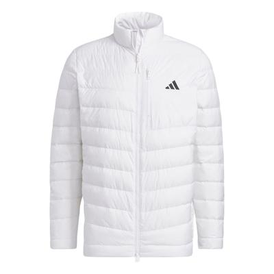 Wind.Rdy Heat And Water Repellent Full Zip Down Jacket With Quilted Logo Men Outerwear White HZ6070