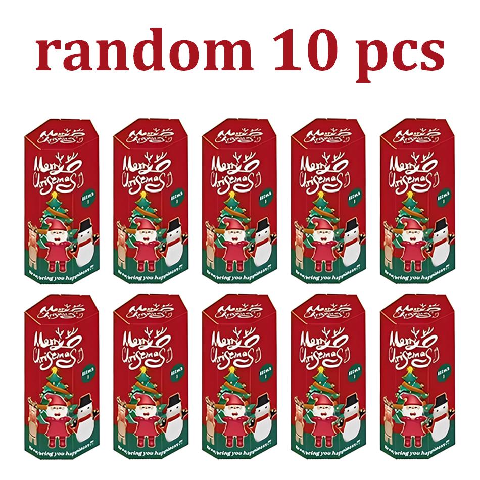 Mini Santa Claus Party Slepá krabička Série Vánoční panenka Ručně vyráběná Slepá krabička PVC Model Dekorace na mobilní telefon Vánoční dárky