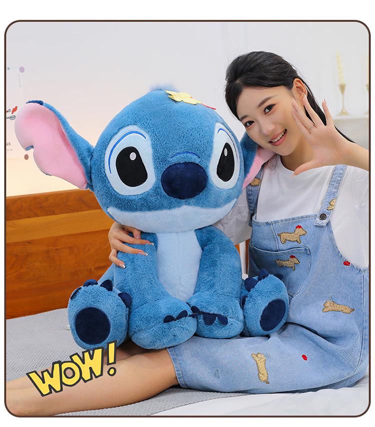 Adorable Sitting Flower Stitch Plush Toy Pillow - Perfect Birthday Gift