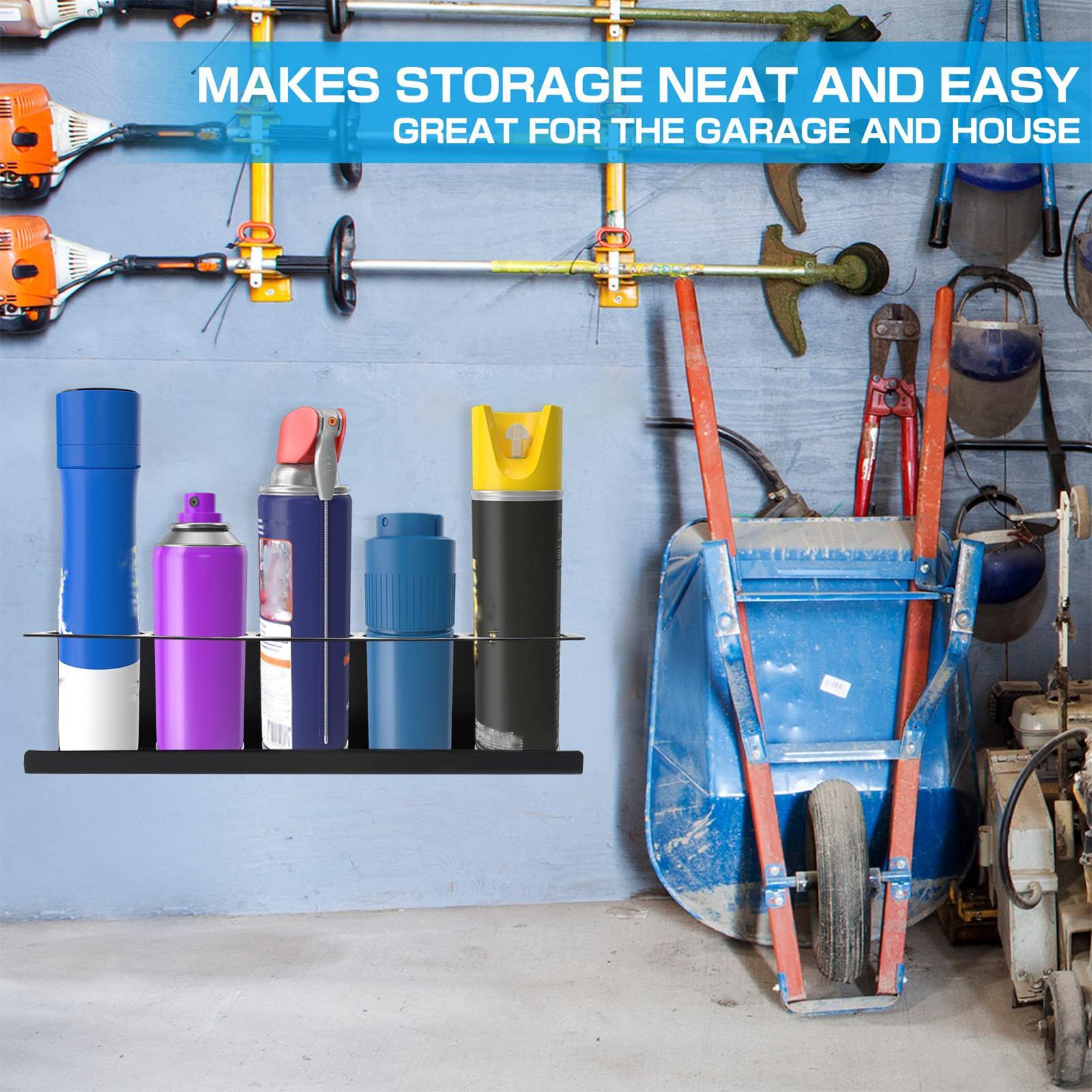 

Aerosol Spray Can Rack Organizer Rack Wall Mount Paint Bottle Spray Paint Storage Rack 5 Can Holes Shelf For Garage Workspaces China Mainland