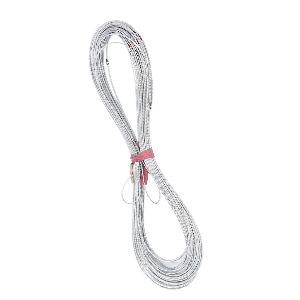 50m Poço Medindo Corda Escalas Transparentes Não Encolhimento Portátil Fio De Aço Medida Corda para Constru