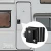 2 Keys Camper Lock Replacement Kit Anti Theft Entry Door Lock Black RV Door Lock  Toolbox
