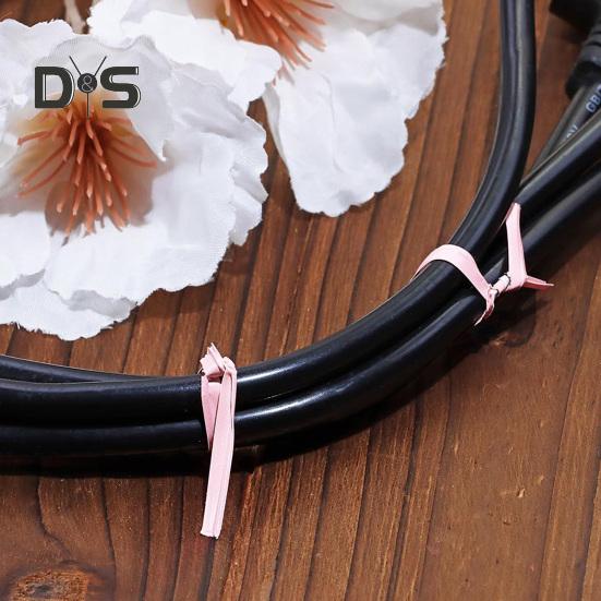 1000 Stuks Kraftpapier Twist Ties Herbruikbare Binders met Draadkern Flexibele Kabelbinders voor Verpakking Brood Cake Snoep Feestbedankjes