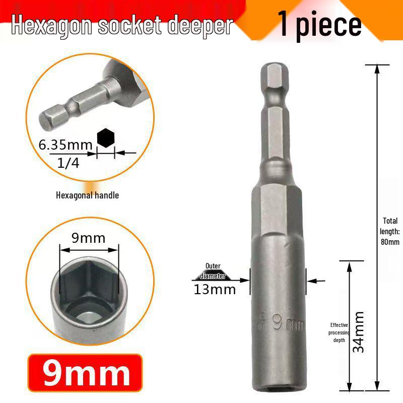 Elektrischer Tiefgangschlüssel 5,5-19mm für Bohrmaschine & Schlagschrauber