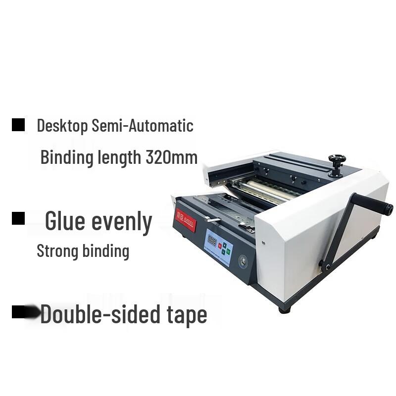 Aurora AM380 Desktop Semi-Automatic Hot Melt Binding Machine CN Plug (adapter Included)