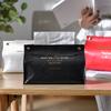 Simple Leather Tissue Case Napkin Holder Storage Container Car Tissue Box Solid color minimalist Home Living Room Decoration