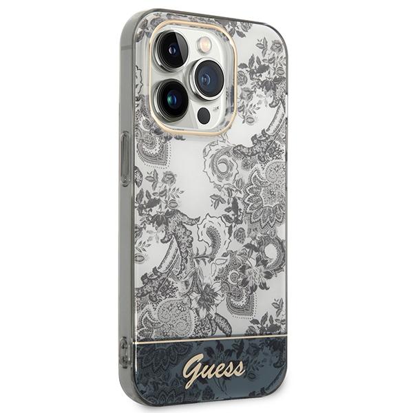 Guess Guhcp14Xhgplhg Iphone 14 Pro Max6,7 Szary/Grey Hardcase Porcelain Collection