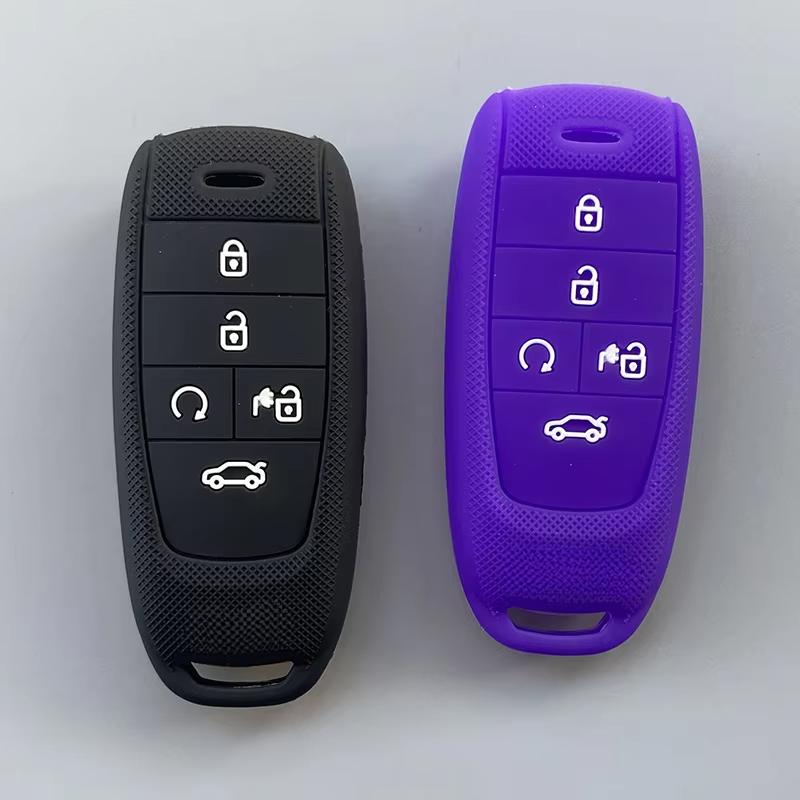 Silicone Car Key Case Cover for Gac New Energy Trumpchi Aion S V Y LX Car Accessories Car-Styling Shell Keychain Protection