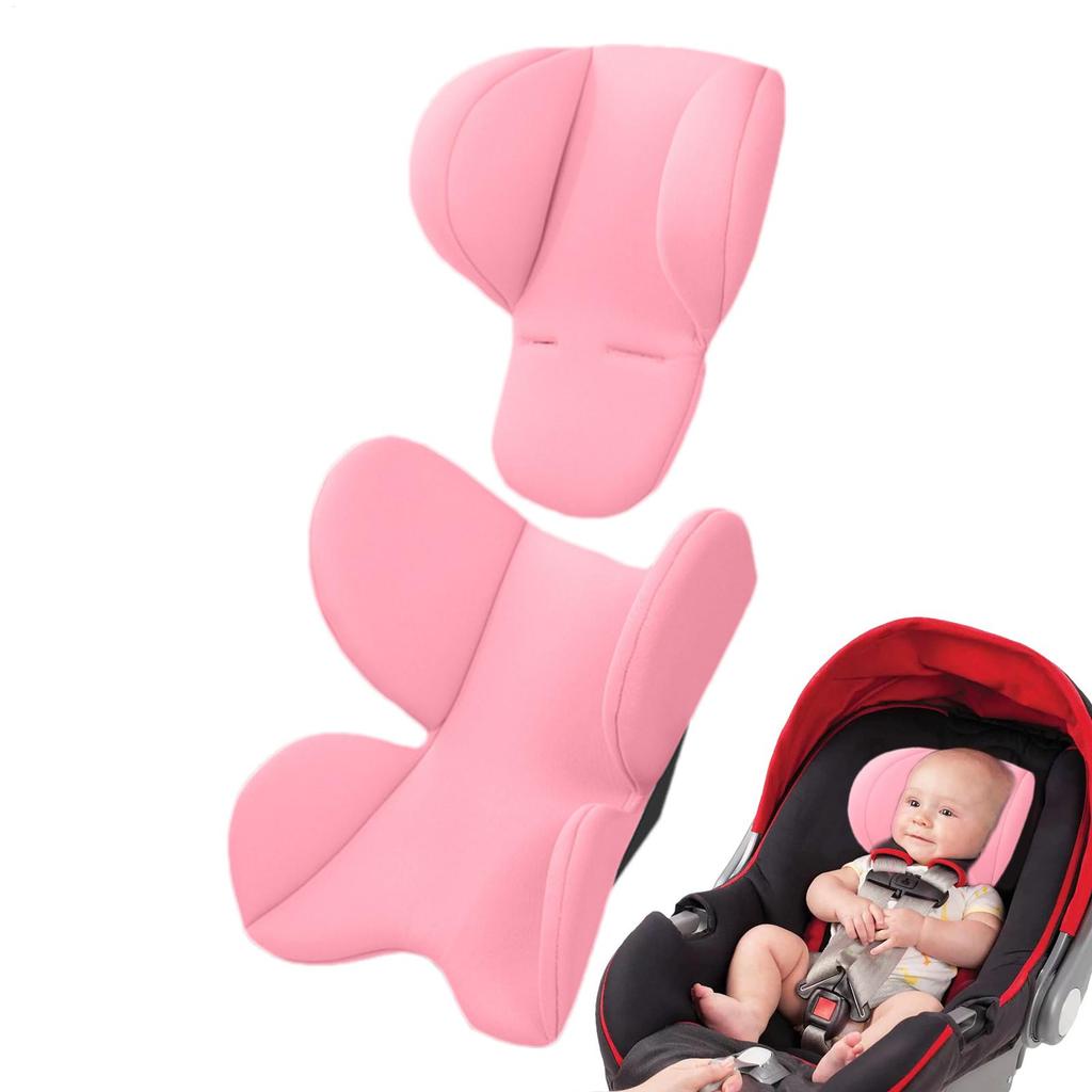 Babykinderwagenkissen Weiche Kinderwagenkissenpolster Kopf Nacken Sitz-Einlagepolster Kleinkind-Autositz-Einsatz Babykinderwagen Zubehör
