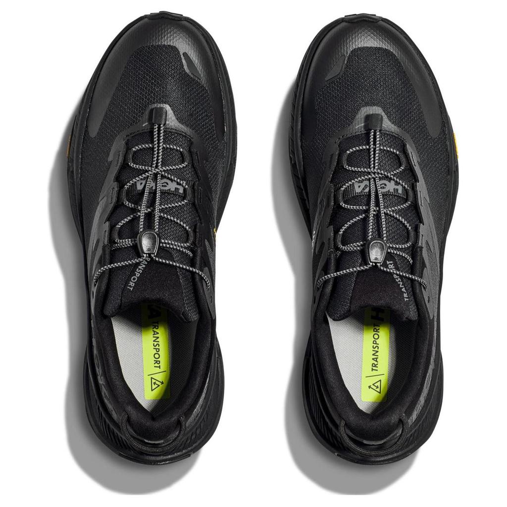 New HOKA ONE ONE Transport Black 1123153-BBLC