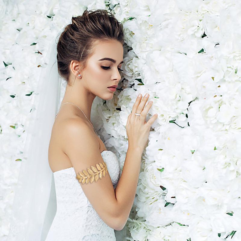 Verstellbares Europäisch Amerikanisches Blatt Armreif Armband - Römische Braut Armreif, Handschmuck, Weihnachtsfeier Geschenk