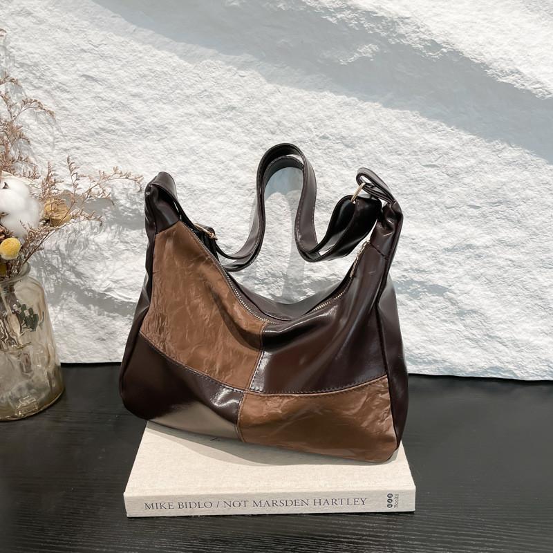 Fashionable Color Block Tote Bag For Women With Unique Design And Versatile Style