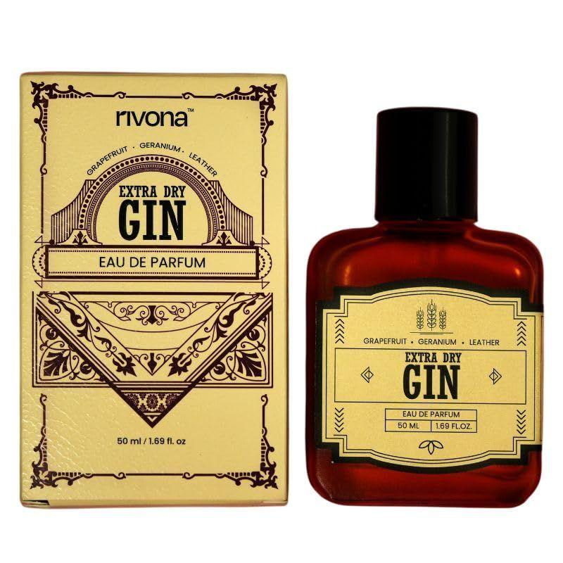 

RIVONA NATURALS Extra Dry Gin Perfume | Crisp, Subtle & Sophisticated Fragrance with Gin, Grapefruit & Leather | 50ml