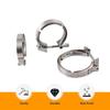 304 Stainless Steel 2.5" 3" 3.5"Inch 63 76 89mm Quick Release V Band Clamp Only For Flange Turbo Exhaust Pipe Vband Clamp