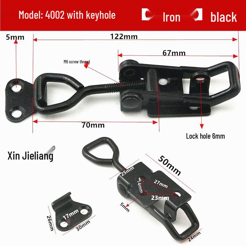 30 Stainless Steel Quick Release Adjustable Toggle Latch Lock Clip Box Buckle