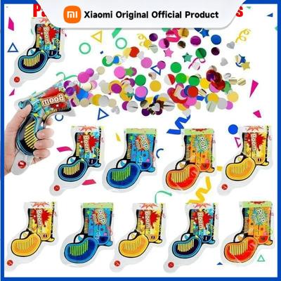 Xiaomi 10Pcs Inflatable Confetti Cannons, Party Confetti Balloon Blasters, Handheld Paper Sprayers, Mini Surprise Party Props