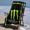 Beweis Strandtuch mit Monster Energy LOGO Muster - weich, saugfähig, schnelltrocknend, maschinenwaschbar - perfekt zum Schwimmen, Camping, Baden