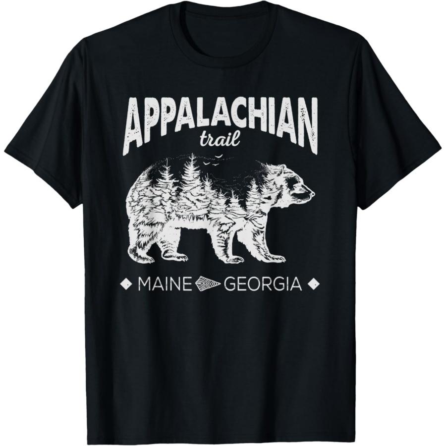 

Appalachian Trail Maine to Georgia Hiking Smokey Mountains T-Shirt XXXXXL чорний