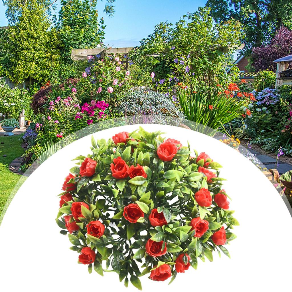 1 Stück 20cm/25cm Rose Künstliche Blumenkugeln Hochzeit Römische Säule Wegweiser Dekorationen Geburtstagsfeier Schöner Strauß