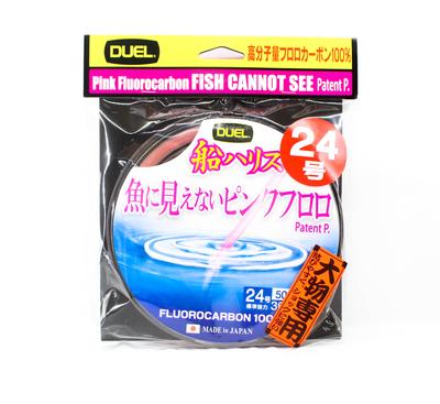 Yo Zuri Duel Pink Fish non può vedere Fluorocarbon 50m 36kg H4436-SP (9689)