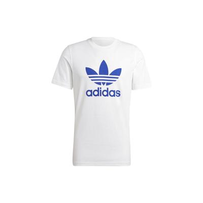Originals Trefoil Logo Print Short Sleeve T-Shirt Men Tops White IA4813