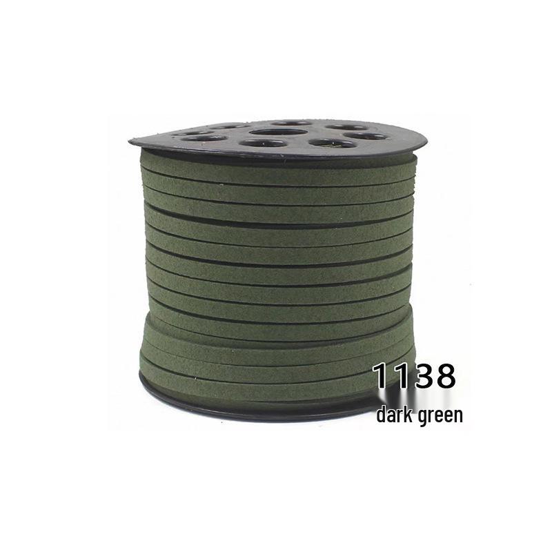 5mm Doppelseitiges Koreanisches Samt-Wildlederband für DIY-Schmuck, Armbänder, Geschenkboxdekoration und Bindeband.