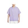 Nike Swoosh Comfortable Fashionable Soft Versatile Short Sleeve Shirt Men shirts Purple HJ2982-515