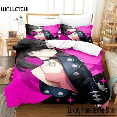Druk 3D Anime Marnie Zestaw Pościeli Poszwa na Kołdrę Zestaw do Łóżka Poszwa na Kołdrę Poszewka na Poduszkę Kołdra Rozmiar King Queen Chłopcy Dorośli Zestaw Pościeli