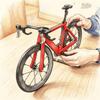 NEW 1015pcs Creative Cycling Road Bike Building Blocks Bricks Assembled Model Desktop Decoration For Adult Birthday DIY Toy Gift