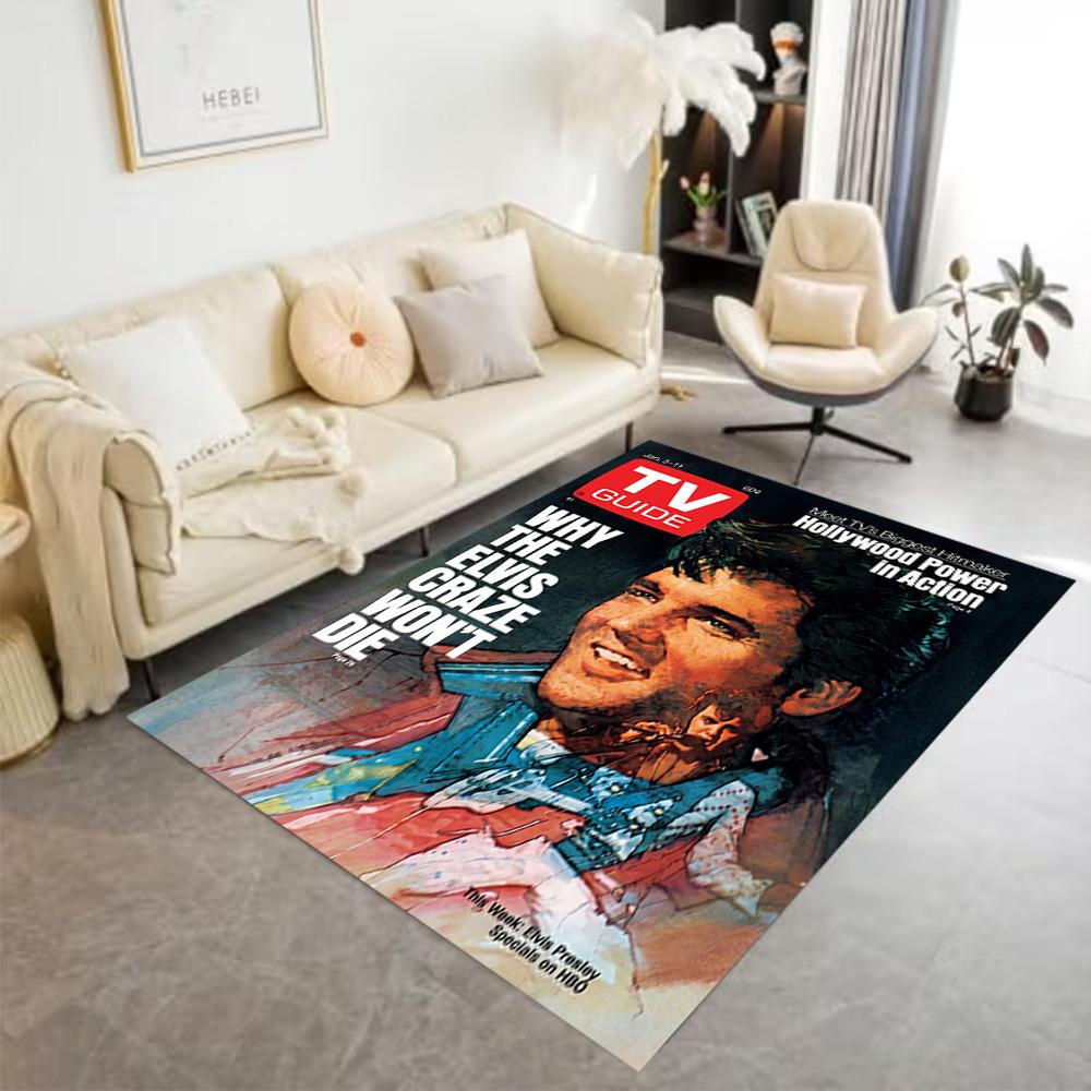 Elvis Presley's Legacy Floor Mat Suitable for Kitchen Game Room Decorate room Study room Antislip Carpet Decorate Offices