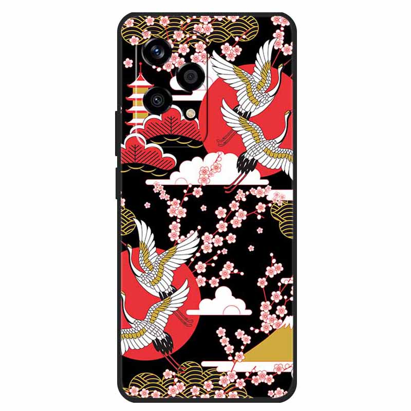 Etui na Honor 200 Lite Wzór Drukowany TPU Odporny na Wstrząsy Pokrowiec na Telefon