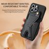 Magnetic Card Holder Wallet Stand Case for IPhone 16 Pro Max 16e 13 11 12 14 15 Plus XR X XS Bag Cover Carbon Fiber Pocket Cover