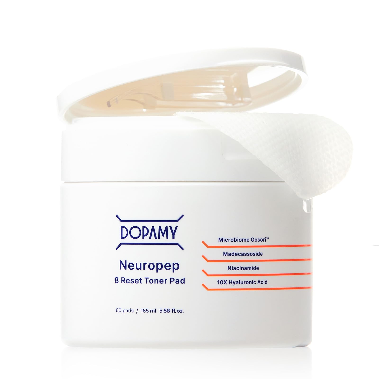 DOPAMY Neuropep 8R Очищающие диски для лица очищение очищение пор Корейский (60 подушечек) - Двусторонние диски, тонер, уход, косметика.