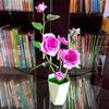 Artificial Rose Plant With Silk Flowers For Home Decor And Gift Use