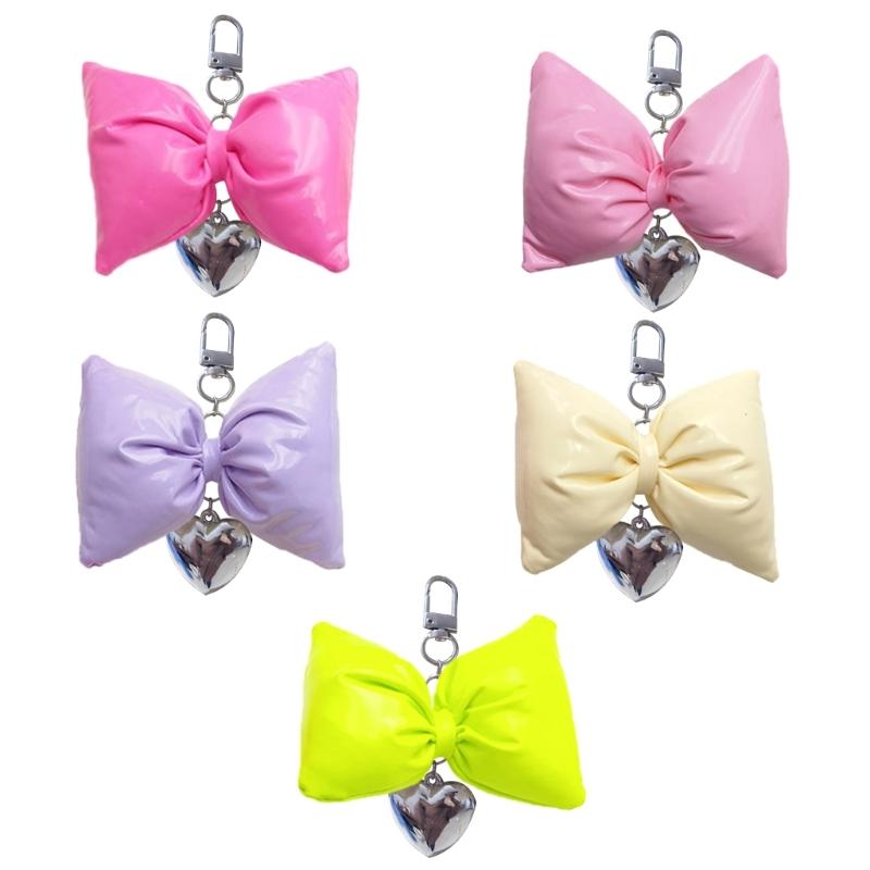 Stylish Bowknot Pendant Long lasting Keychain Key Ornament Cute Bowknot Keyrings Perfect Gift for Fashionable Women Girl