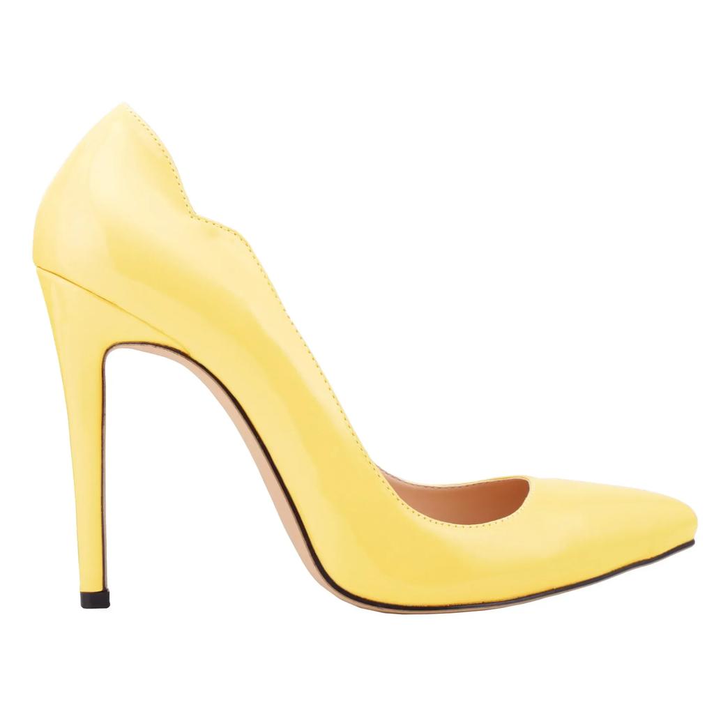 Pantofi cu toc pentru femei, la modă, clasici, sexy, cu toc înalt de 11 cm, cu vârf ascuțit, stilettos slip-on eleganți pentru dans jazz, pantofi de nuntă roșii cu gradient