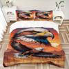 3pcs Eagle, Wildlife Duvet Cover Set -Includes 1 Duvet Cover and 2 Pillowcases, No Quilt Core, All-Season Home Decor  Yy251111197