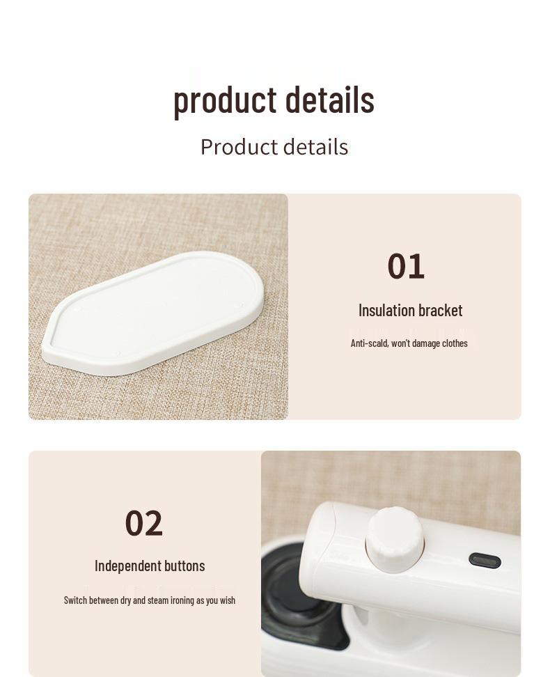 Yanxuan Portable Folding Electric Iron and Garment Steamer for Home and Travel