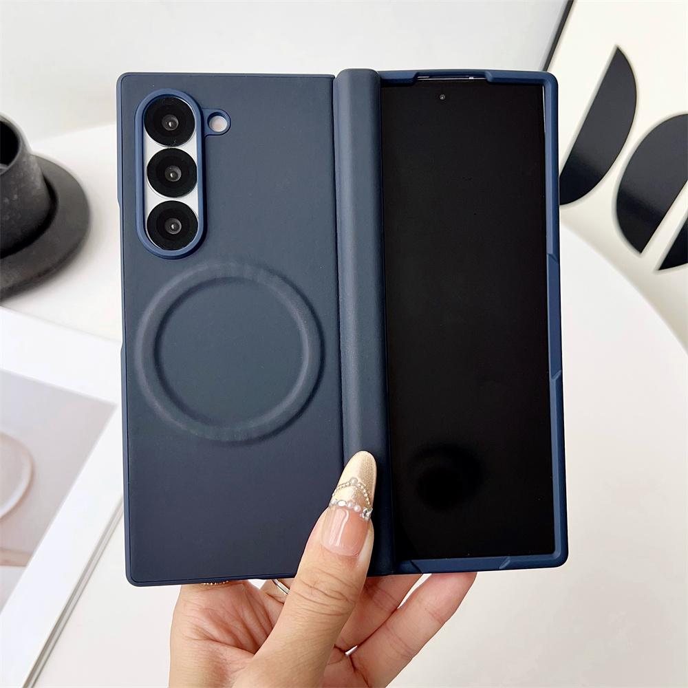 Integrated Case Shockproof Folding Mobile Phone Cases for Samsung Galaxy Z Fold 5 6 7 Support Wireless Charging