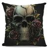 Gold Skull Fashion Pattern Home Decor Pillowcase Cushion Cover