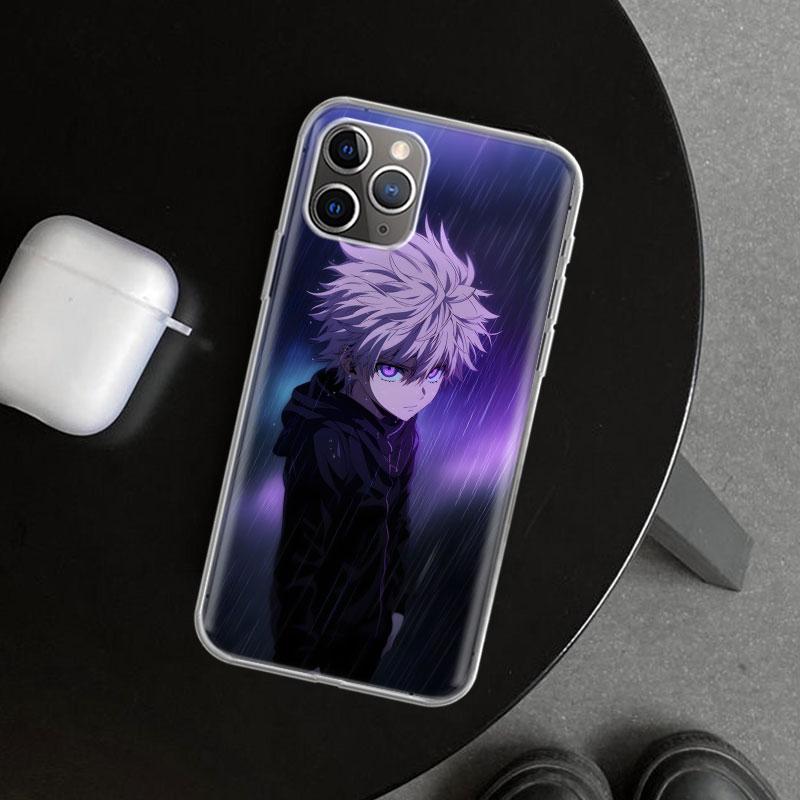 Huner X-Hunters Killua Phone Case Cover for iPhone 11 12 13 Mini 14 15 Plus 16 Pro Max 17 Air 7 8 + SE Art Customized Fundas 11