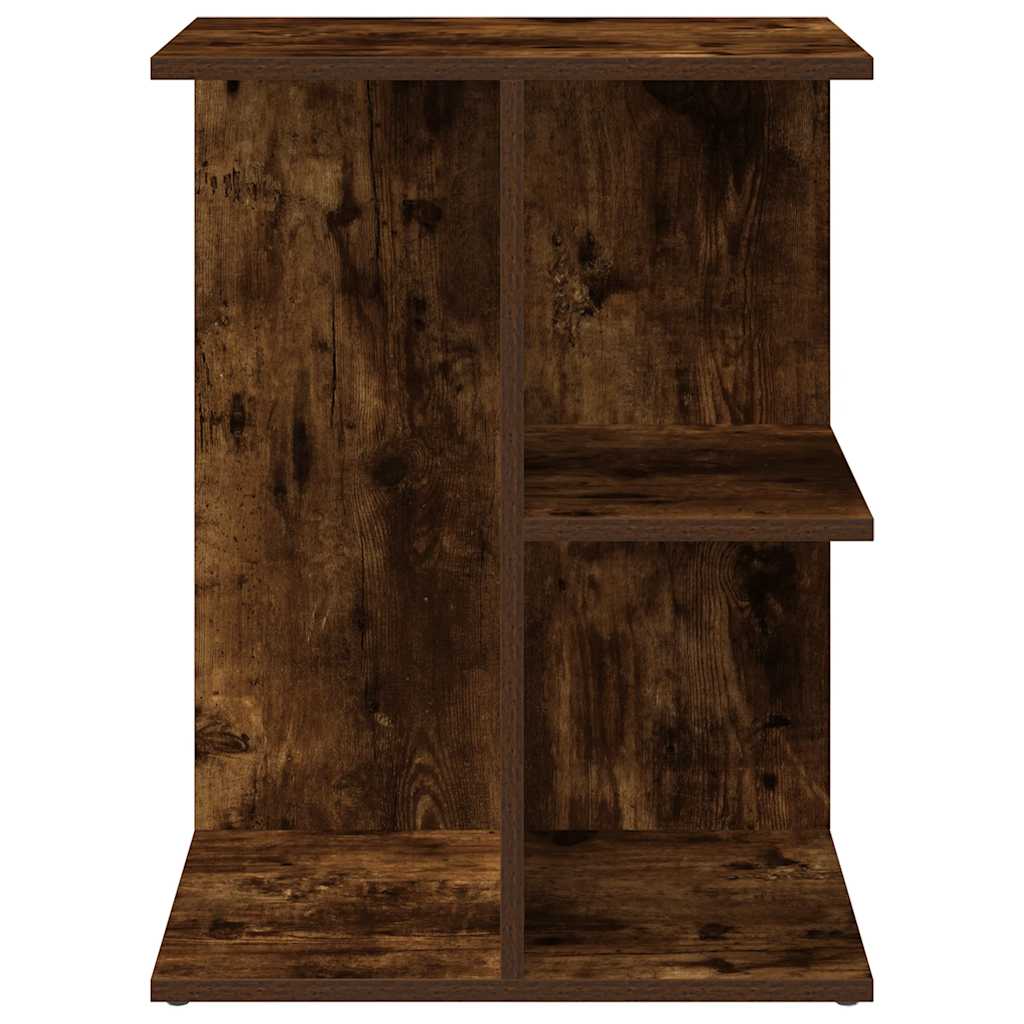 Nightstand Smoked Oak 46.5 X 29 X 61 Cm Engineered Wood