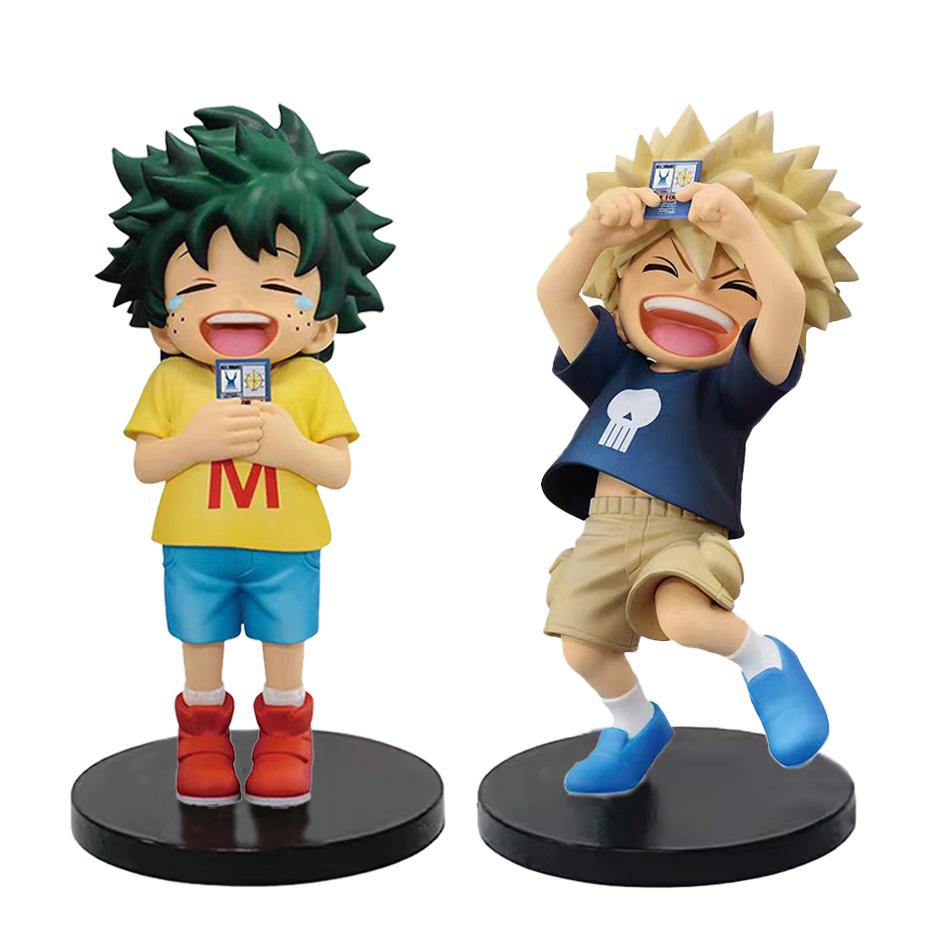 Original Genuine My Hero Academia Childhood Izuku Midoriya / Childhood Katsuki Bakugo Figure Model Decoration Doll