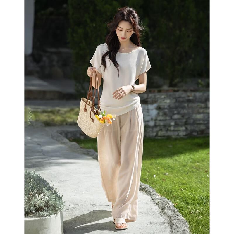 Demana Lyocell Silk Blend Off-Shoulder Knit Top