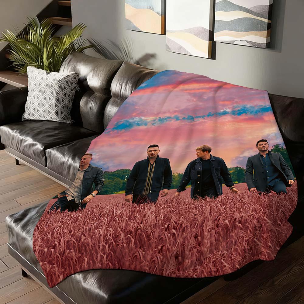 Band W Westlife S Teppe Mykt og Hudvennlig For Sofa Seng Lur Teppe Helår Dyne