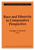 The Race and Ethnicity In Comparative Perspective Book